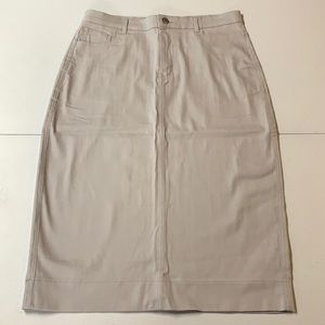Jade Mackenzie Light Grey Denim Skirt
